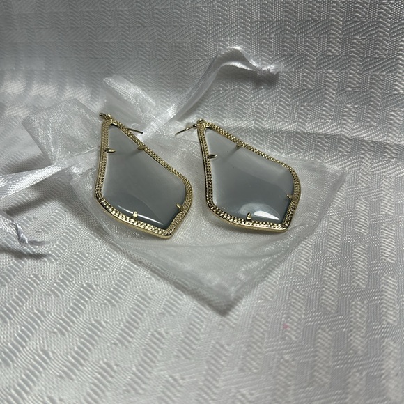 Kendra Scott Alex Drop Earrings gold gray - Picture 5 of 5